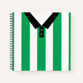 Aangepaste naam en nummer Voetbal Rugby Jersey Notitieboek (Voorkant)