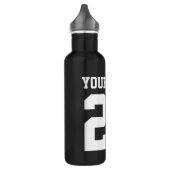 Aangepaste naam en nummersporten waterfles  (Links)