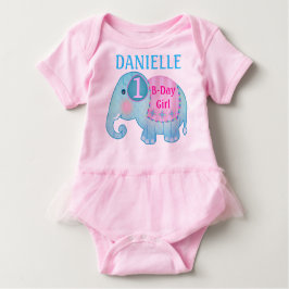 Aangepaste naam en ouderdom Elephant T-Shirt