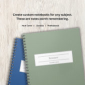 Aangepaste naam en school onderwerp hardcover Noti Notitieboek