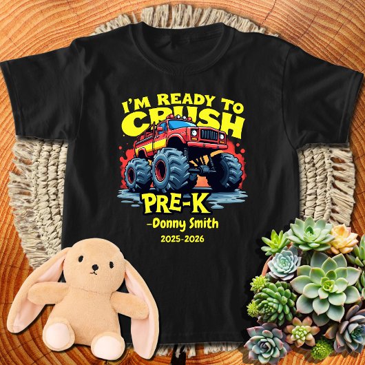 Aangepaste naam en schooljaar Terug naar school Pr T-shirt