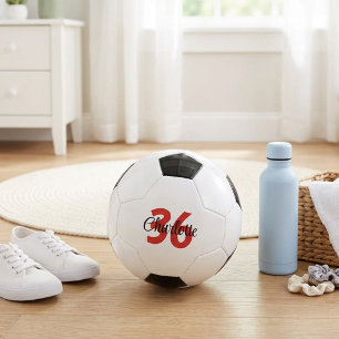 Aangepaste naam en shirt nummer kinderen voetbal