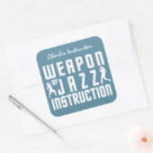 Aangepaste naam en sticker voor Jazz Instruction (Envelop)