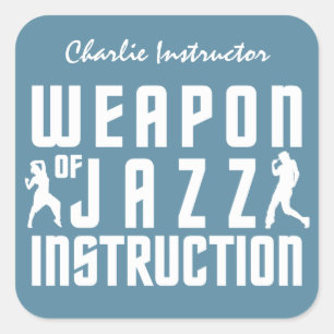 Aangepaste naam en sticker voor Jazz Instruction