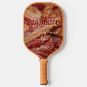 Aangepaste naam en tekst BACON Pickleball Paddle
