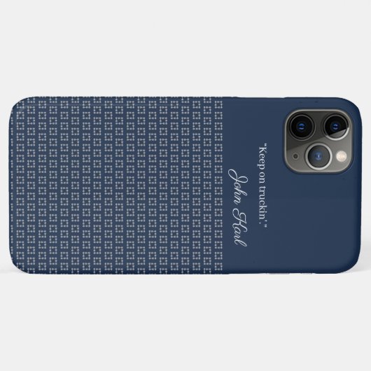 Aangepaste naam en tekst chic Case-Mate iPhone case (Achterkant (horizontaal))
