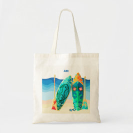 Aangepaste naam en tekst Chic Tote Bag