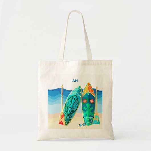 Aangepaste naam en tekst Chic Tote Bag (Voorkant)