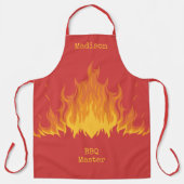Aangepaste naam en tekst FIRE-profiel Schort (Voorkant)