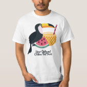 Aangepaste naam en tekst-illustratie t-shirt (Voorkant)