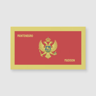 Aangepaste naam en tekst Montenegro
