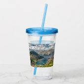 Aangepaste naam en tekst Montenegro Acryl Drinkbeker (Achterkant)