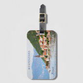 Aangepaste naam en tekst Montenegro Bagagelabel (Voorkant (verticaal))