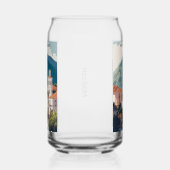 Aangepaste naam en tekst Montenegro Blikvorm Glas (Rechts)
