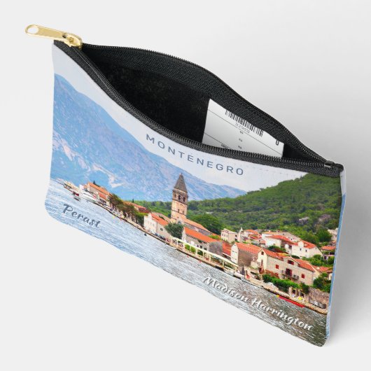 Aangepaste naam en tekst Montenegro Etui (Open)