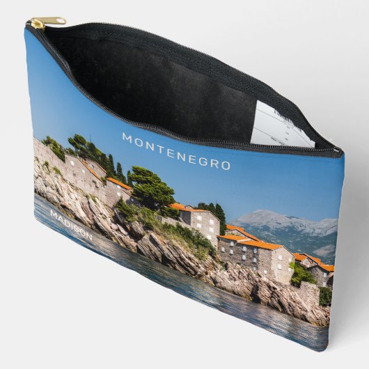 Aangepaste naam en tekst Montenegro Etui (Open)