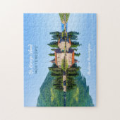 Aangepaste naam en tekst Montenegro Legpuzzel (Verticaal)