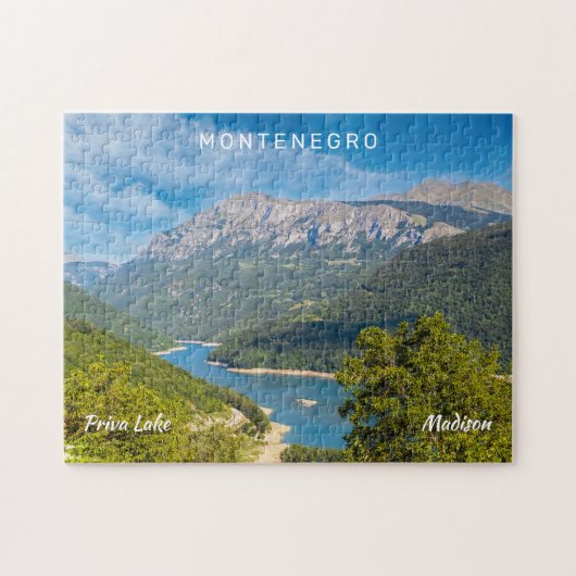 Aangepaste naam en tekst Montenegro Legpuzzel (Horizontaal)