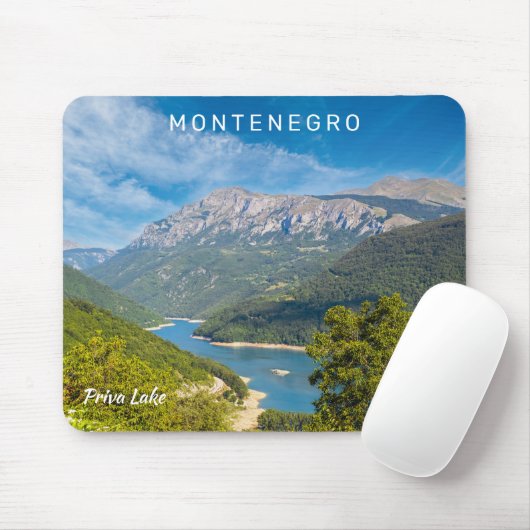 Aangepaste naam en tekst Montenegro Muismat (Met muis)