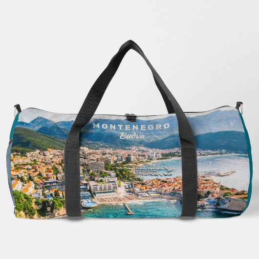 Aangepaste naam en tekst Montenegro Plunjezak (Achterkant)