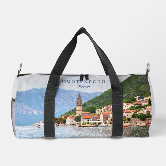 Aangepaste naam en tekst Montenegro Plunjezak (Achterkant)