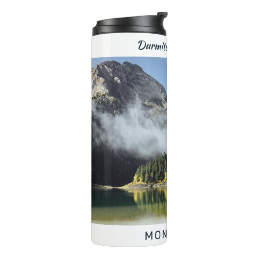 Aangepaste naam en tekst Montenegro Thermosbeker (Gedraaid links)