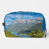 Aangepaste naam en tekst Montenegro Toilettasje (Voorkant)