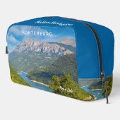 Aangepaste naam en tekst Montenegro Toilettasje (Rechterhoek)