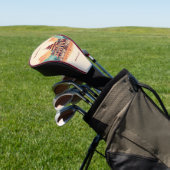 Aangepaste naam en tekst Nepal Golfheadcover (Insitu)