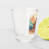 Aangepaste naam en tekst Nepal Shot Glas (Links)