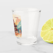 Aangepaste naam en tekst Nepal Shot Glas (Rechts)