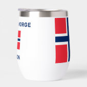 Aangepaste naam en tekst Noorse vlag (Rechts)