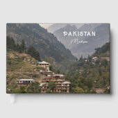 Aangepaste naam en tekst Pakistan Gastenboek (Voorkant)