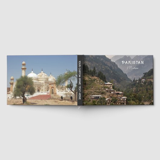Aangepaste naam en tekst Pakistan Gastenboek (Volledig)