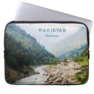 Aangepaste naam en tekst Pakistan Laptop Sleeve