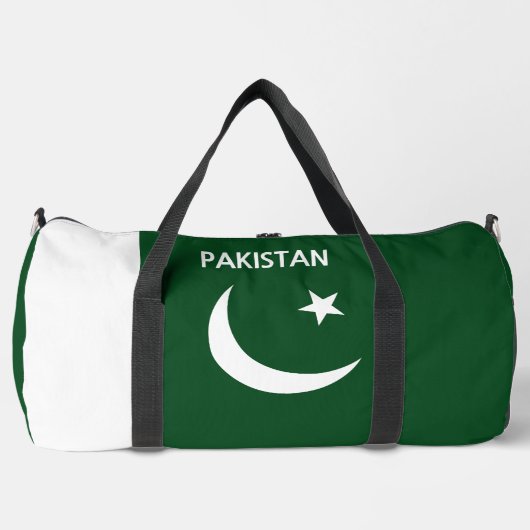 Aangepaste naam en tekst Pakistan Plunjezak (Voorkant)