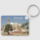 Aangepaste naam en tekst Pakistan Sleutelhanger (Voorkant)