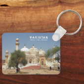 Aangepaste naam en tekst Pakistan Sleutelhanger (Voorkant)