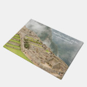 Aangepaste naam en tekst Peru Machu Picchu Deurmat (Schuin)