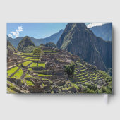 Aangepaste naam en tekst Peru Machu Picchu Gastenboek (Achterkant)