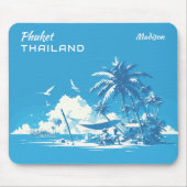 Aangepaste naam en tekst Phuket Thailand Muismat (Voorkant)