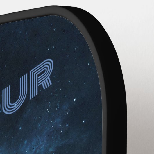 Aangepaste naam en tekst Planet Earth Pickleball Paddle (Links Detail)