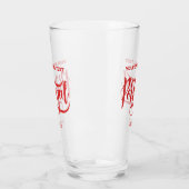 Aangepaste naam en tekst Portugal Glas (Links)