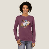 Aangepaste naam en tekst Tropical Unicorn Tri-Blend Shirt (Voorkant)