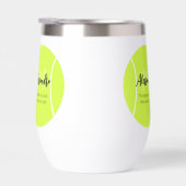 Aangepaste naam en tekst van de bal Tennis (Rechts)