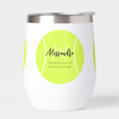 Aangepaste naam en tekst van de bal Tennis (Links)