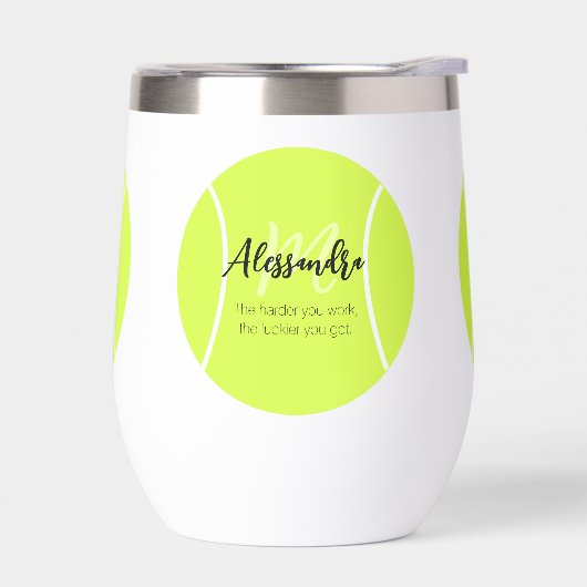 Aangepaste naam en tekst van de bal Tennis (Links)