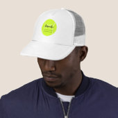 Aangepaste naam en tekst van de bal Tennis Trucker Pet (In situ)