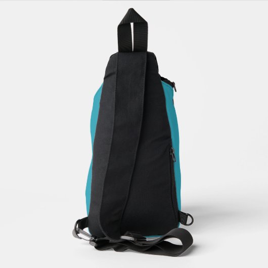 Aangepaste naam en tekstcode sling bag (Achterkant)