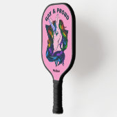 Aangepaste naam en tekstgade-eenheid pickleball paddle (Links)